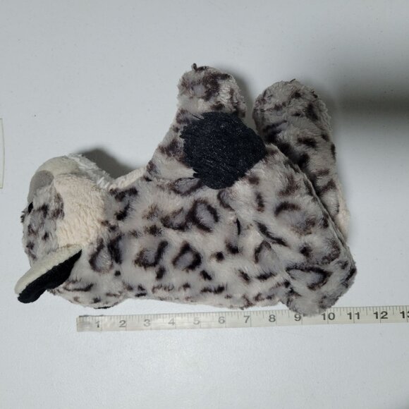 Wild Republic Snow Leopard 10 inch Plush Realistic Stuffed Animal Gray Toy - Picture 7 of 7